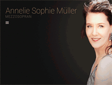 Tablet Screenshot of anneliesophiemueller.com